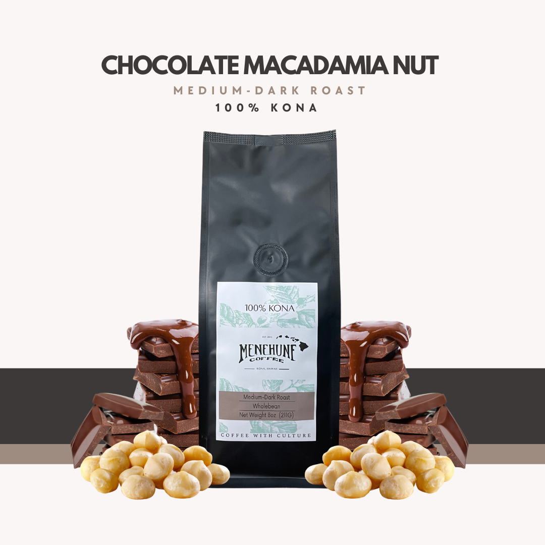 Chocolate Macadamia Nut Flavor 100 Kona Coffee