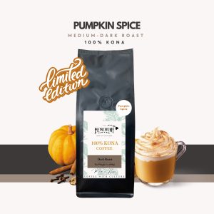 Pumpkin Spice Flavor 100% Kona Coffee